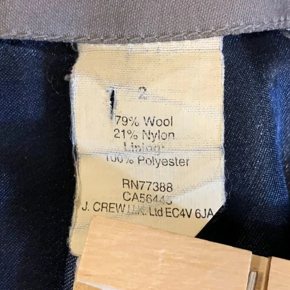 J.Crew Women's Stadium Cloth Nello Gori‎ Cocoon Wool Coat Jacket Size 2 - Picture 7 of 12